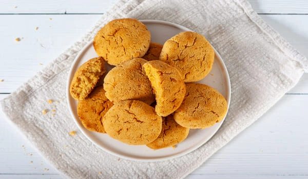 Biscotti con farina di mais fumetto Biscotti con farina di mais fumetto