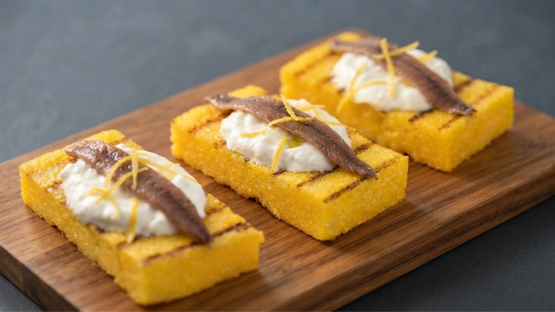 usi gourmet polenta con acciughe