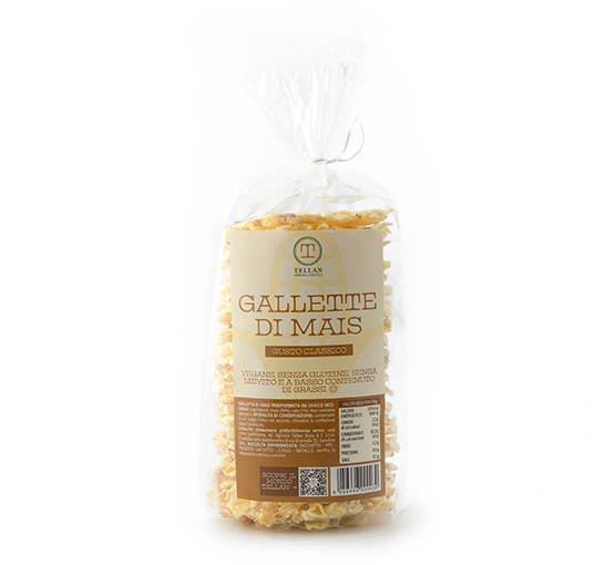 Gallette di mais senza glutine
