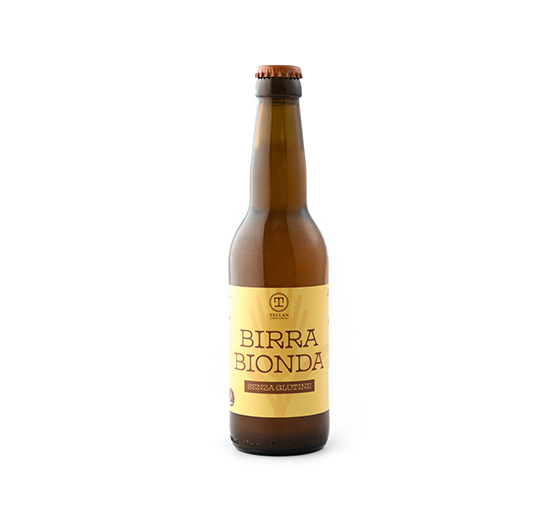 Birra bionda senza glutine