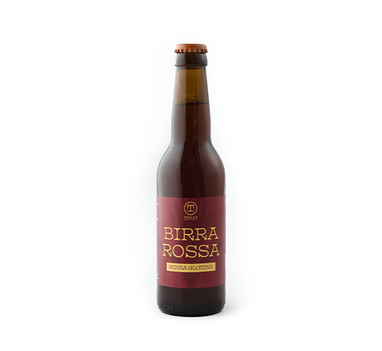 Birra rossa senza glutine